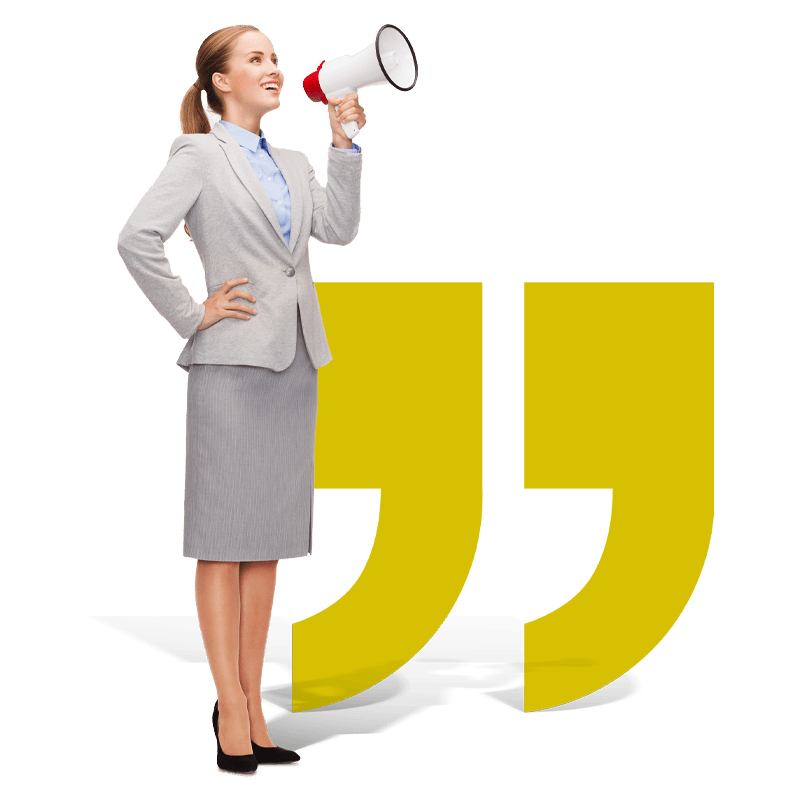 Testimonials: handing the megaphone to our clients